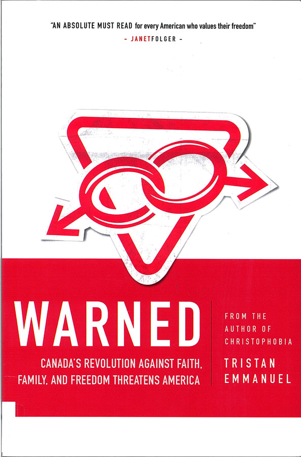 Picture of the front cover of the book entitled Warned.