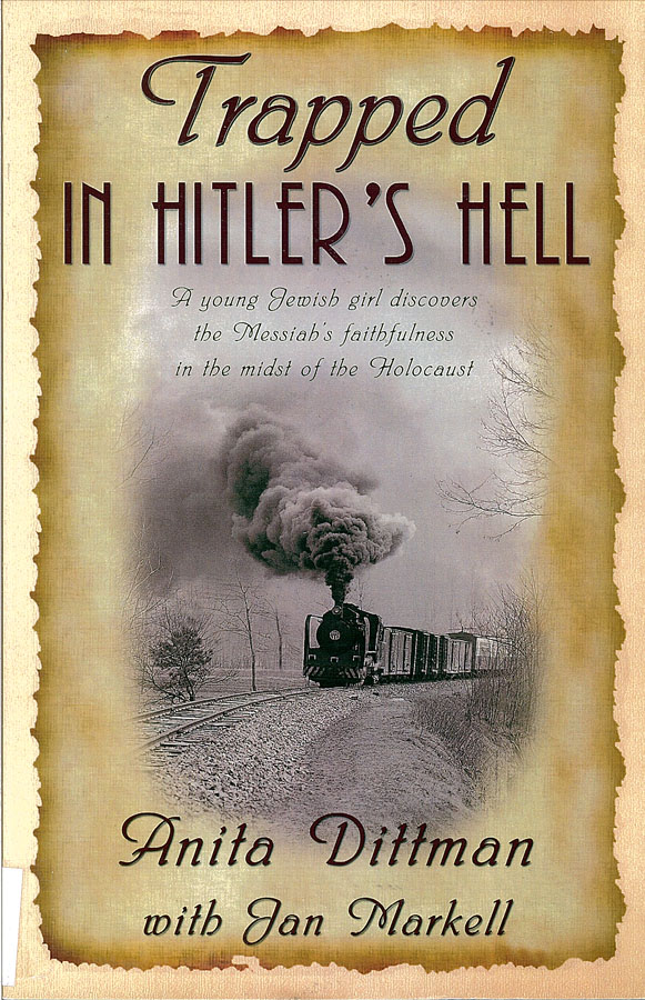 Picture of the front cover of the book entitled Trapped In Hitler's Hell.