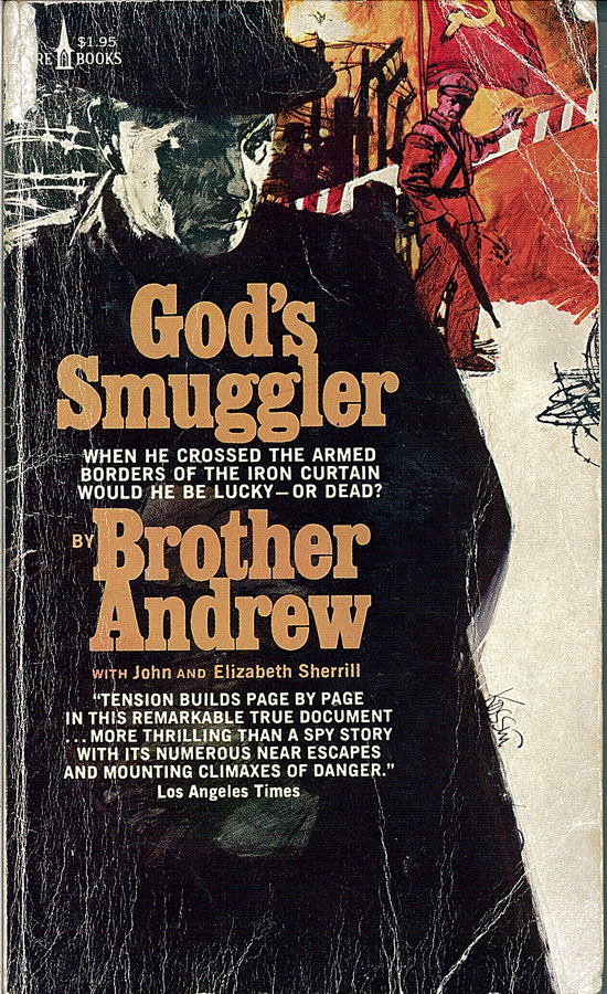 Picture of the front cover of the book entitled God's Smuggler.