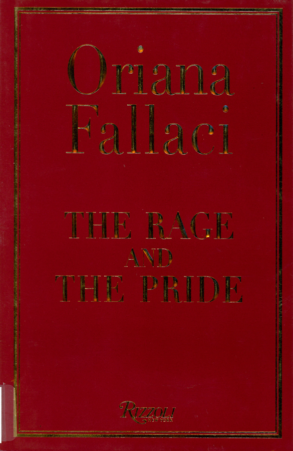 Picture of the front cover of the book entitled The Rage and the Pride.