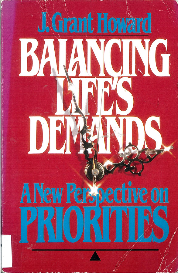 Picture of the front cover of the book entitled Balancing Life's Demands.