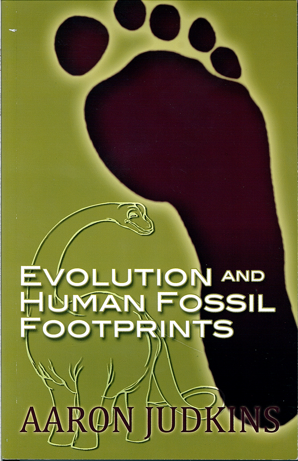Picture of the front cover of the book entitled Evolution and Human Fossil Footprints.