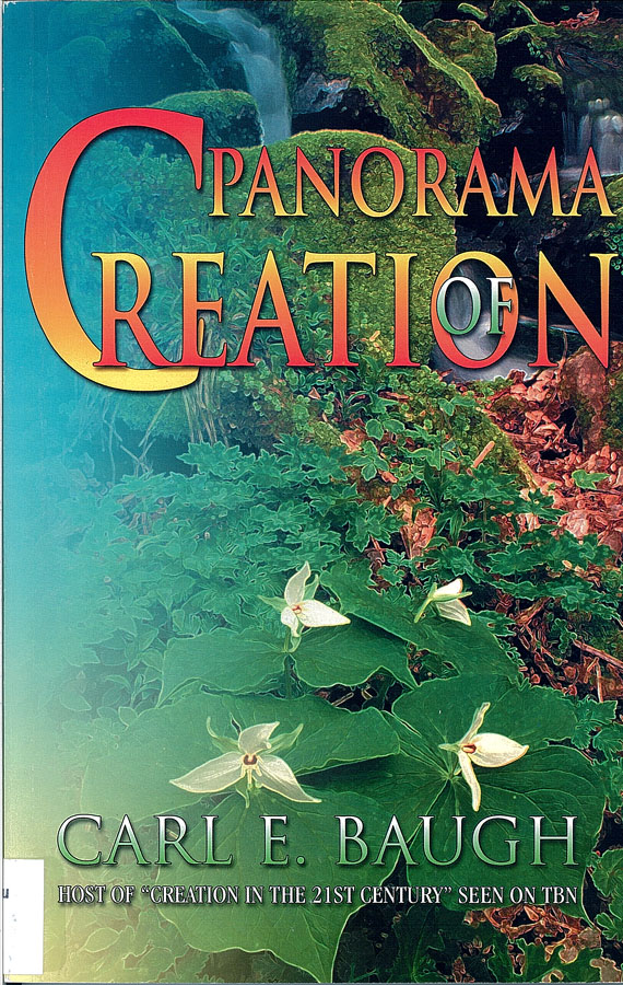 Picture of the front cover of the book entitled Panorama of Creation.