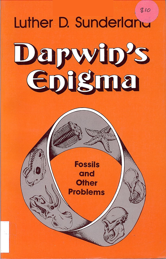 Picture of the front cover of the book entitled Darwin's Enigma.