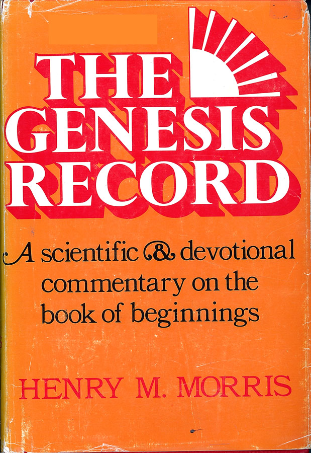 Picture of the front cover of the book entitled The Genesis Record.