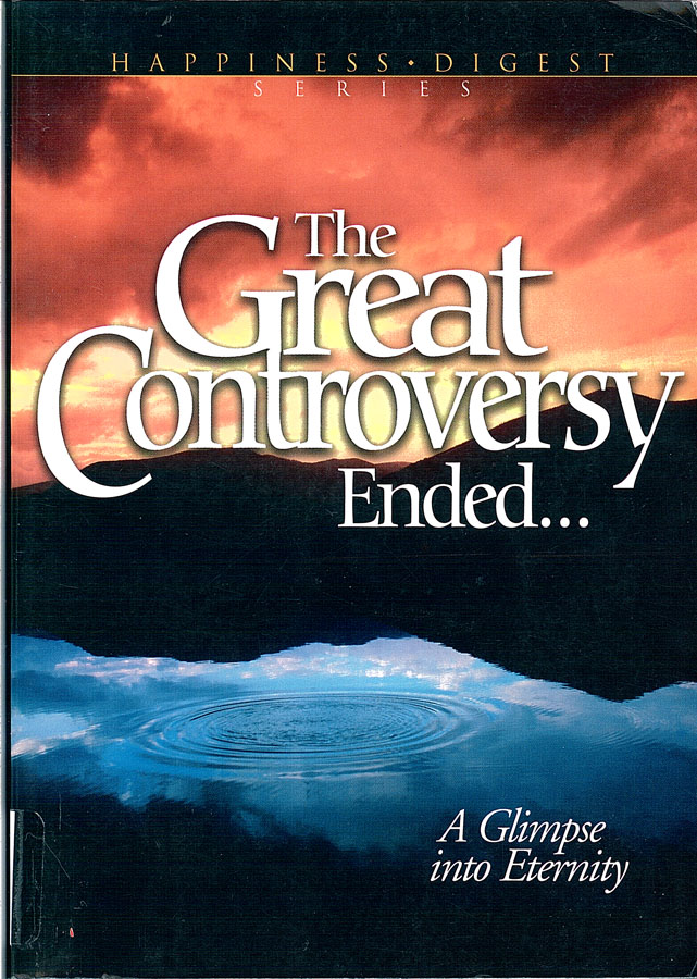 Picture of the front cover of the book entitled The Great Controversy Ended.