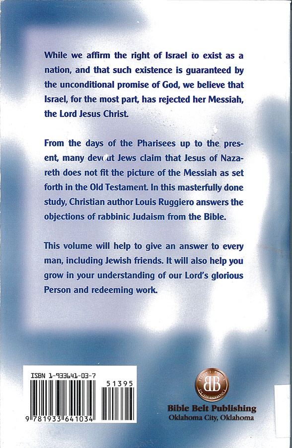 Picture of the back cover of the book entitled Countering Rabbinic Judaism.