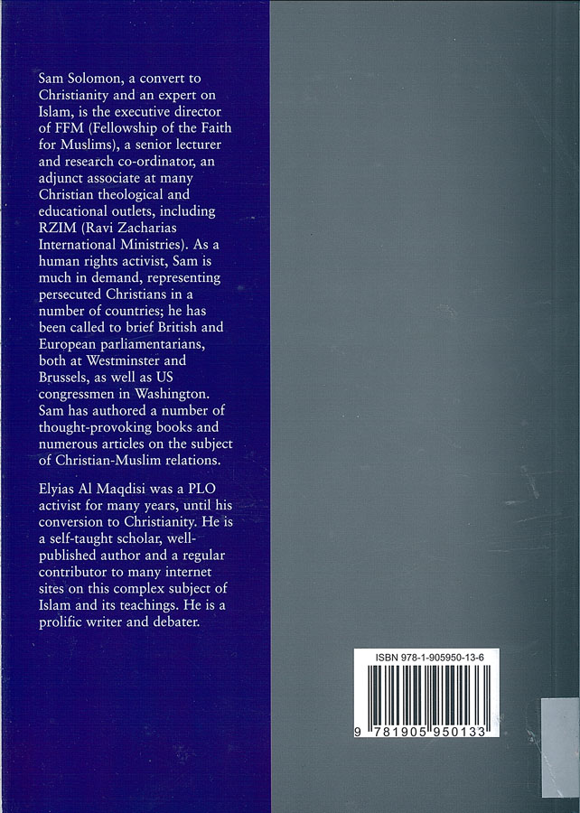 Picture of the back cover of the book entitled The Truth about A Common Word.