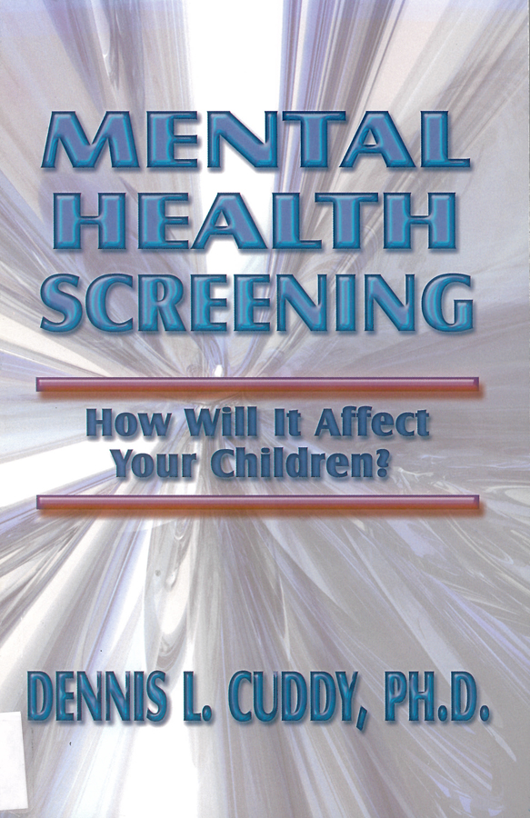 Picture of the front cover of the book entitled Mental Health Screening.