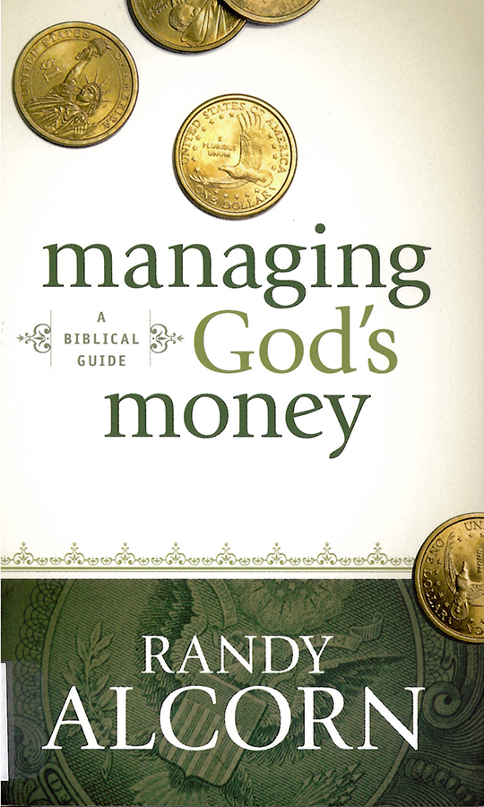 Picture of the front cover of the book entitled Managing God's Money.