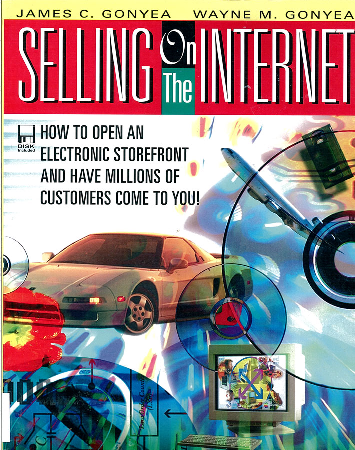 Picture of the front cover of the book entitled Selling on the Internet.
