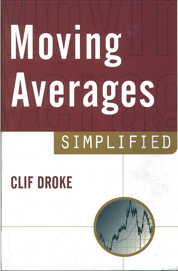 Picture of the front cover of the book entitled Moving Averages Simplified.