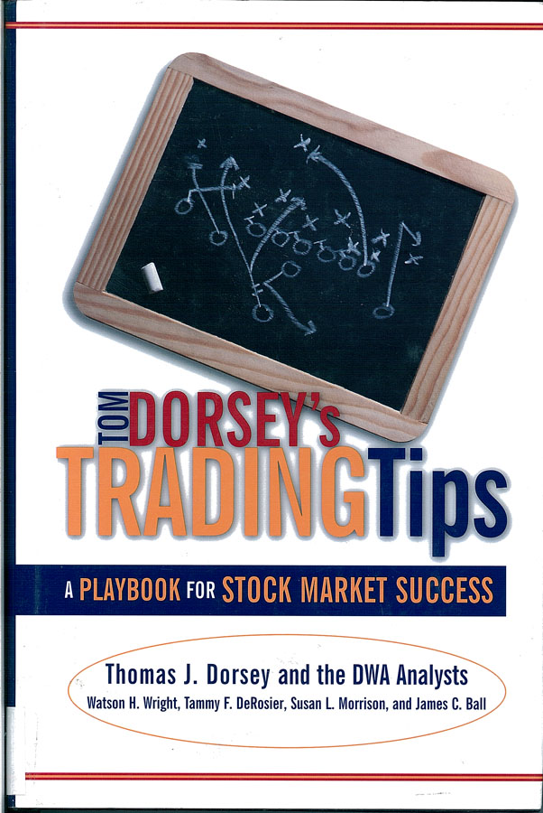 Picture of the front cover of the book entitled Tom Dorsey's Trading Tips.