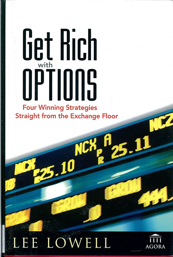 Picture of the front cover of Get Rich with Options book.