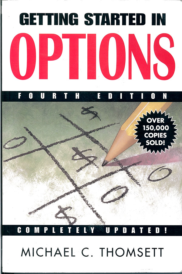 Picture of the front cover of Getting Started In Options book.