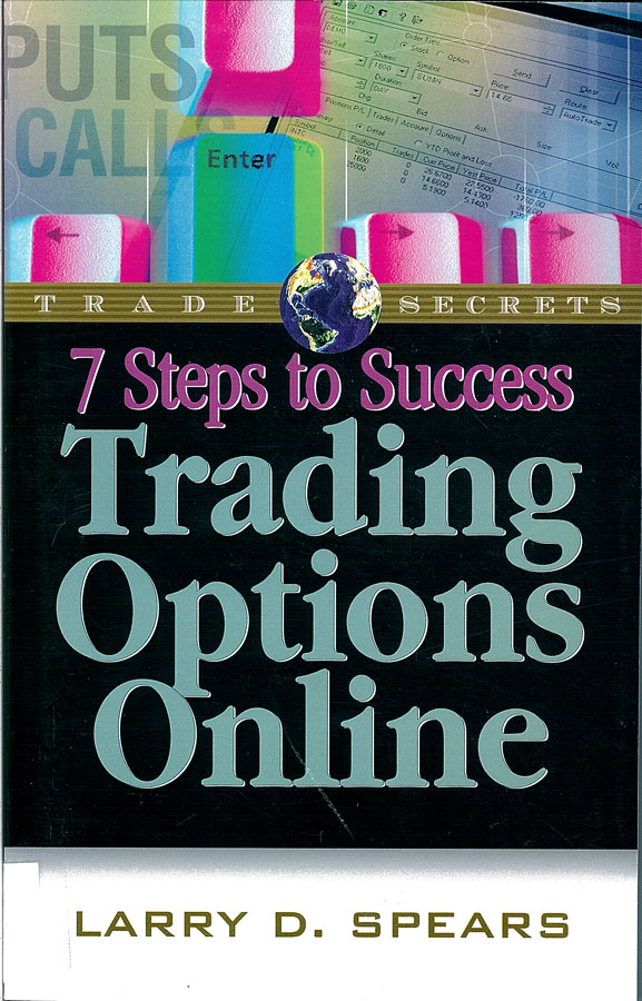 Picture of the front cover of the book entitled 7 Steps to Success Trading Options Online.