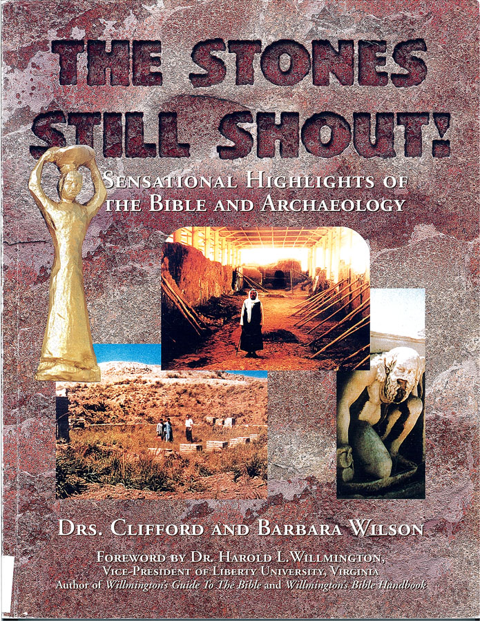 Picture of the front cover of the book entitled The Stones Still Shout.