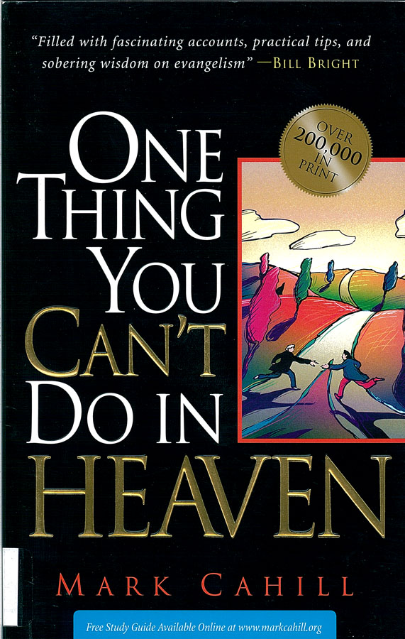 Picture of the front cover of the book entitled One Thing You Can't Do In Heaven.
