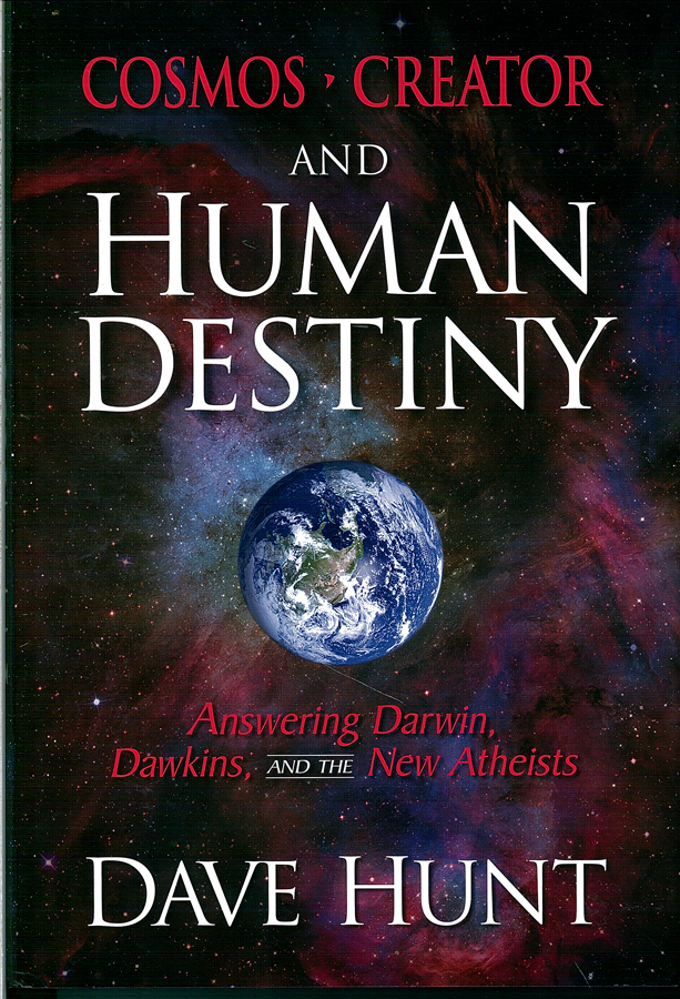 Picture of the front cover of the book entitled Cosmos, Creator and Human Destiny.