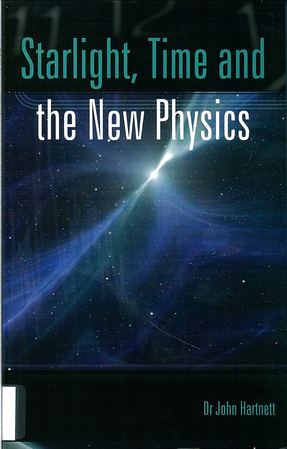 Picture of the front cover of the book entitled Starlight, Time and The New Physics.