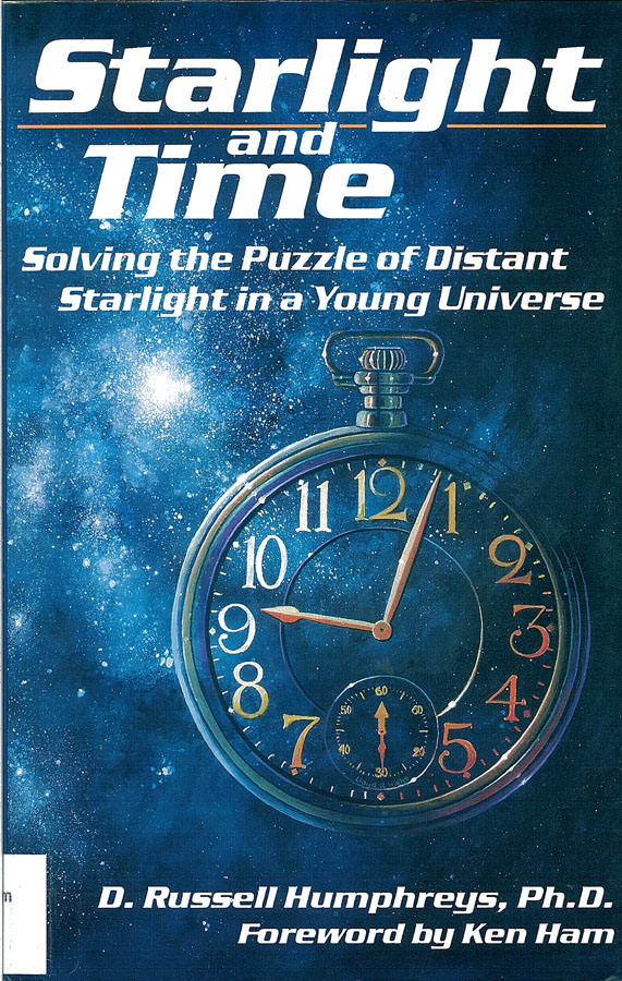 Picture of the front cover of the book entitled Starlight and Time.