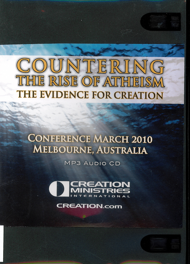 Picture of the front cover of the DVD entitled Countering the Rise of Atheism.