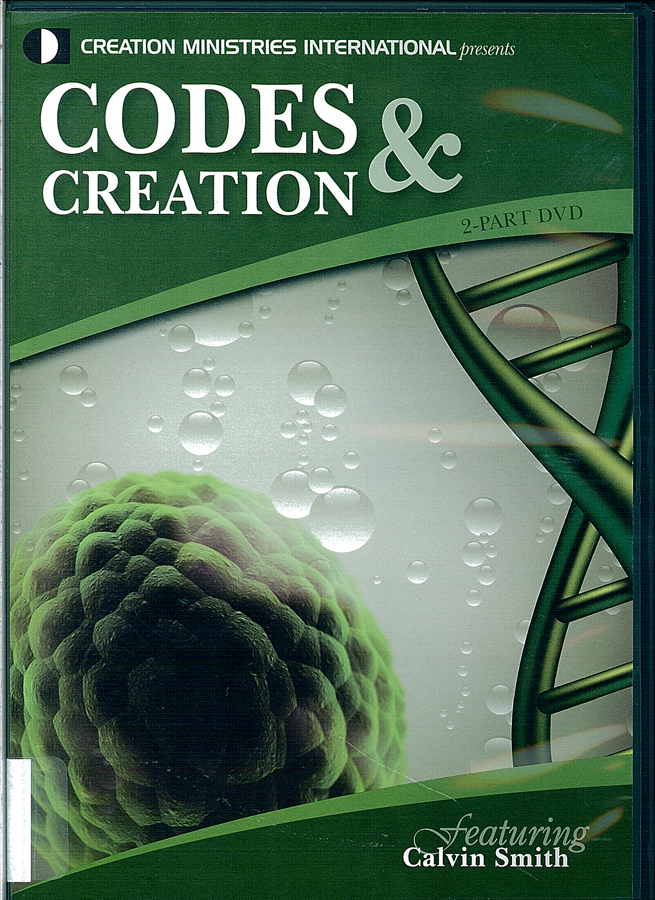Picture of the front cover of the DVD entitled Codes and Creation.