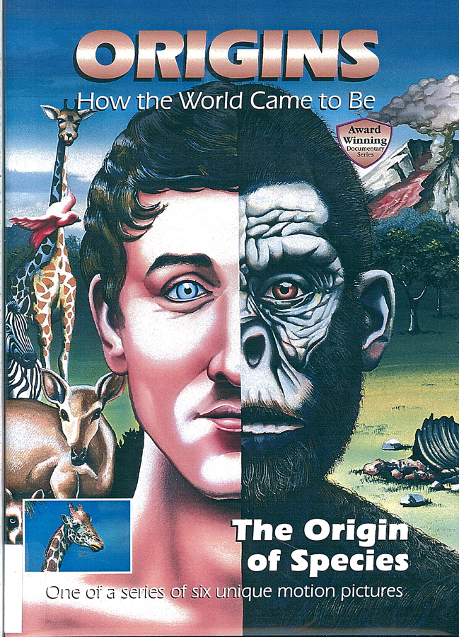 Picture of the front cover of the DVD entitled Origins: The Origin of the Species.