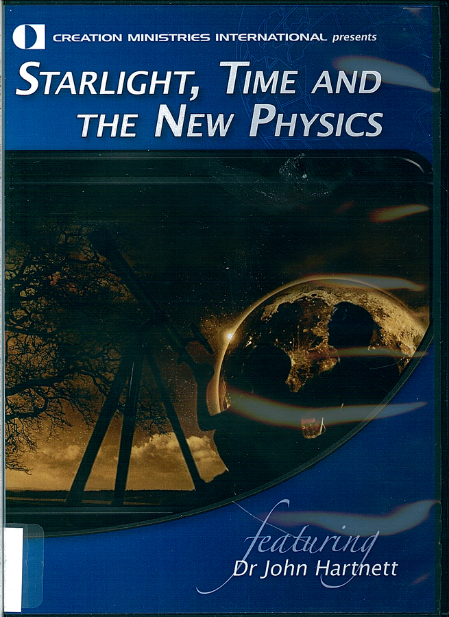 Picture of the front cover of the DVD entitled Starlight, Time and the New Physics.