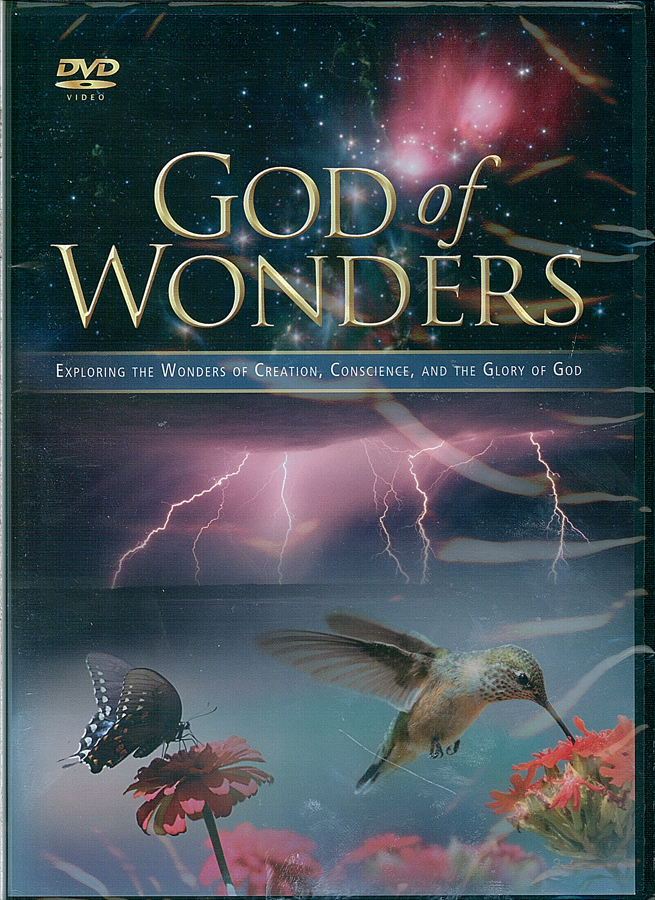 Picture of the front cover of the DVD entitled God of Wonders.