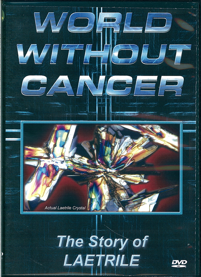 Picture of the front cover of the DVD entitled World Without Cancer.