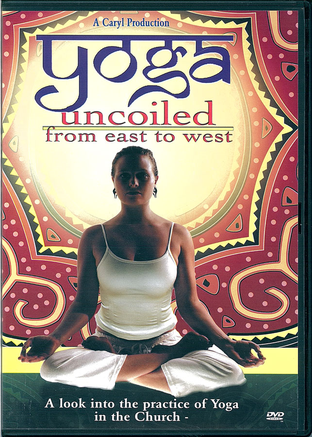 Picture of the front cover of the DVD entitled Yoga Uncoiled: From East to West.