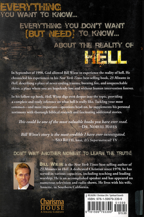 Picture of the back cover of the DVD entitled 23 Minutes in Hell.