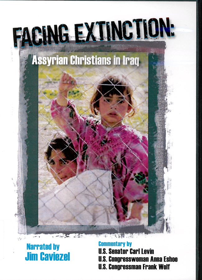 Picture of the front cover of the DVD entitled Facing Extinction: Assyrian Christians in Iraq.