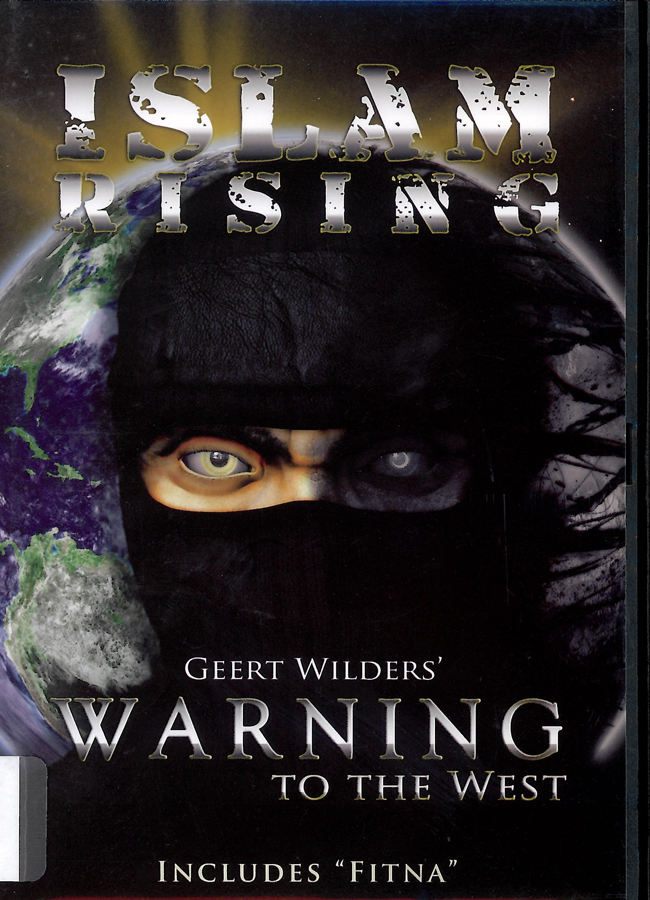 Picture of the front cover of the DVD entitled Islam Rising: Geert Wilders' Warning to the West.