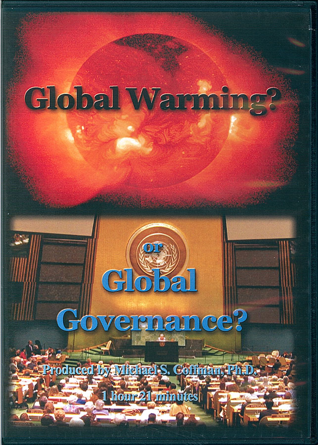 Picture of the front cover of the DVD entitled Global Warming Or Global Governance.