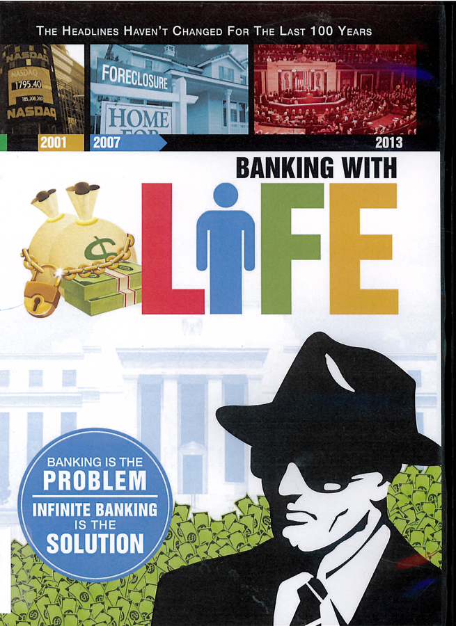Picture of the front cover of the DVD entitled Banking with Life.