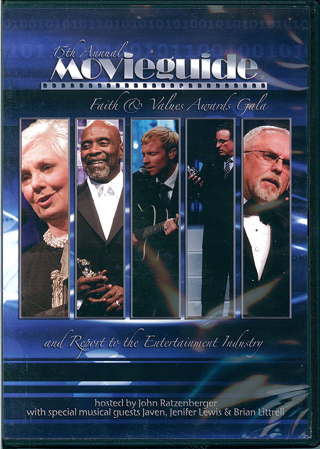 Picture of the front cover of the DVD entitled 15th Annual Movieguide Faith & Values Awards Gala.