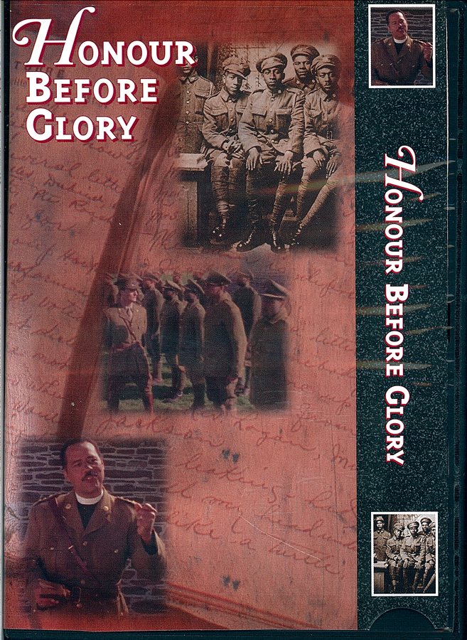 Picture of the front cover of the DVD entitled Honor Before Glory.