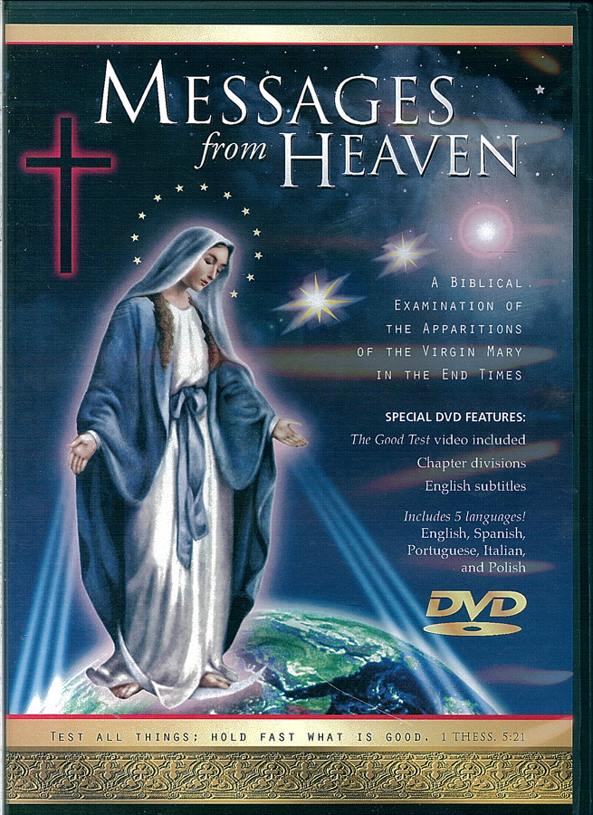 Picture of the front cover of the DVD entitled Messages from Heaven.