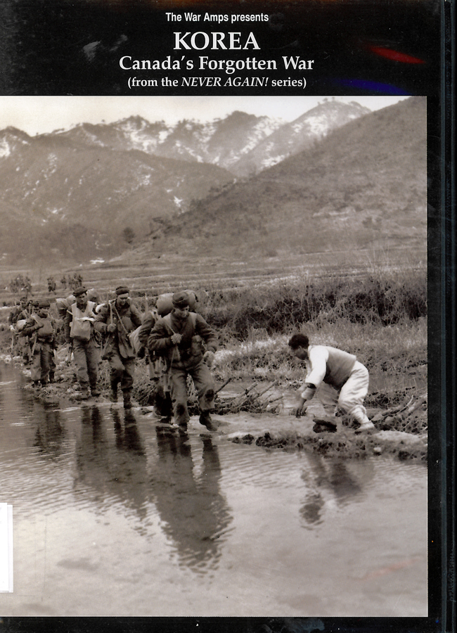 Picture of the front cover of the DVD entitled Korea: Canada's Forgotten War.