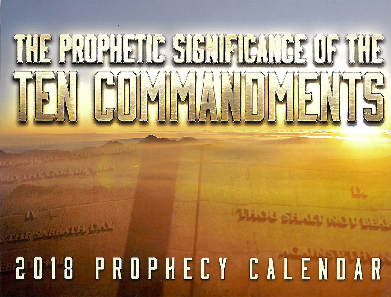 Front Cover: 2018 Prophecy Calendar