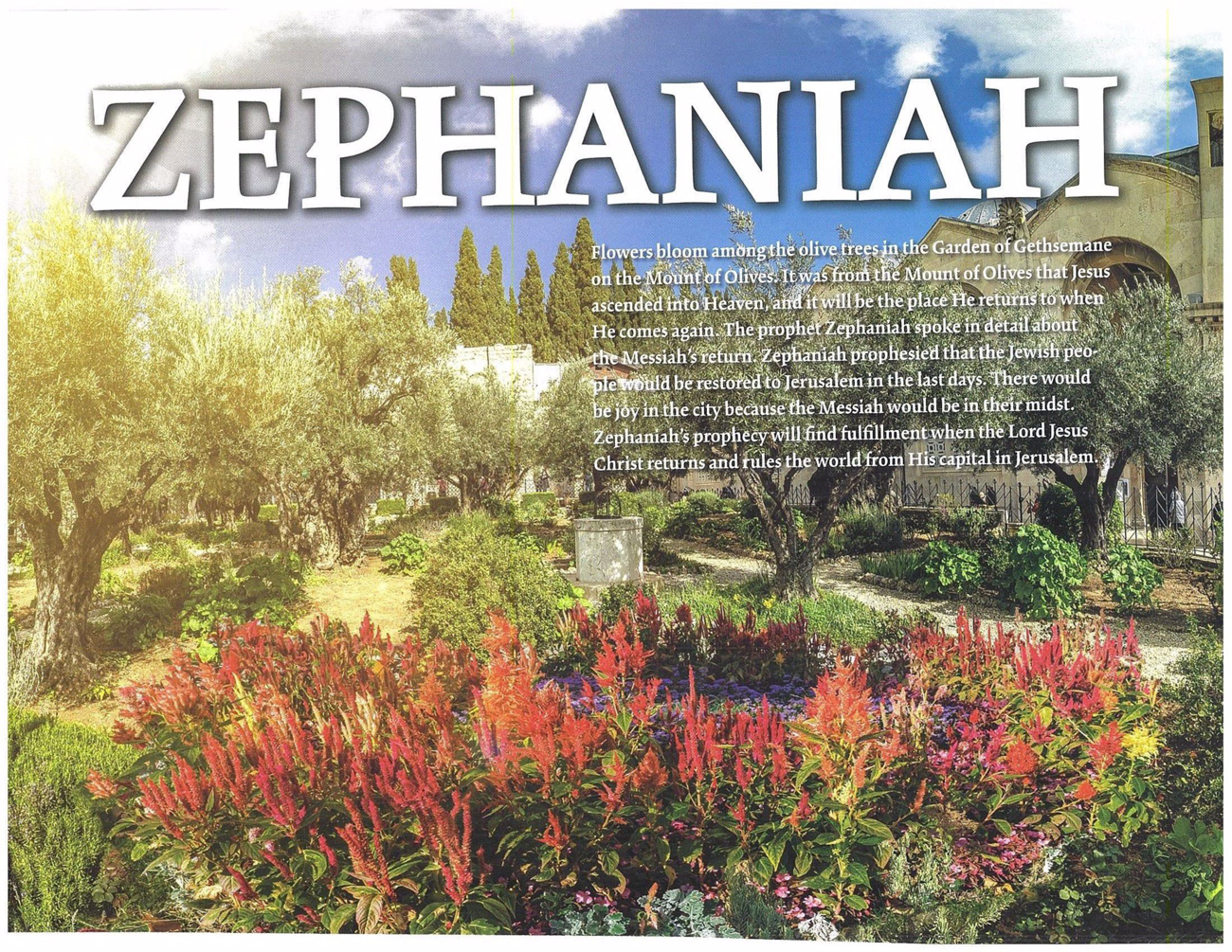 2022 Prophecy Calendar: September - Zephaniah