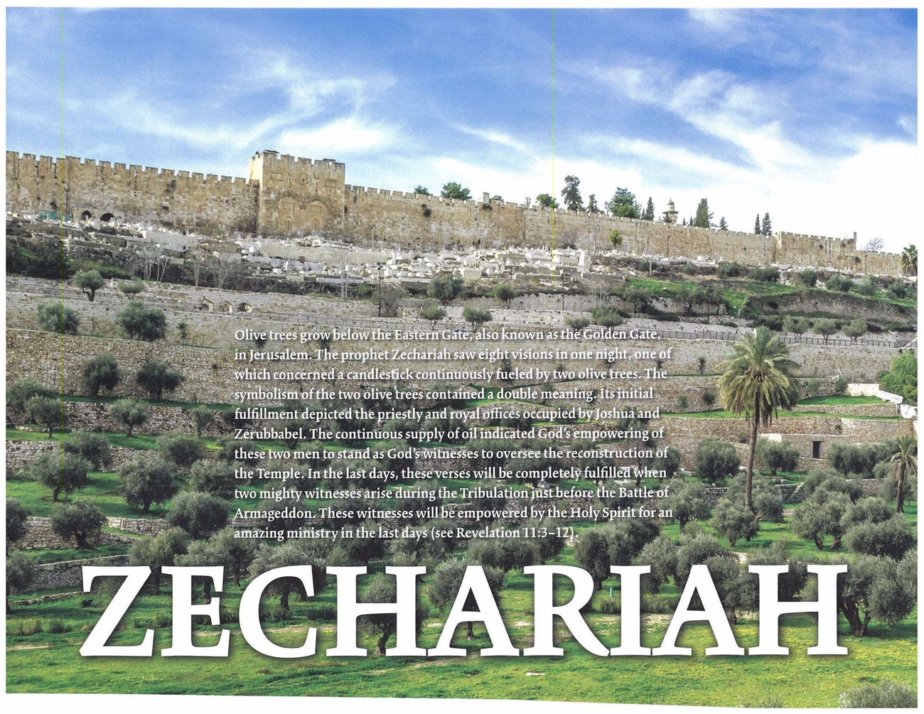 2022 Prophecy Calendar: November - Zechariah