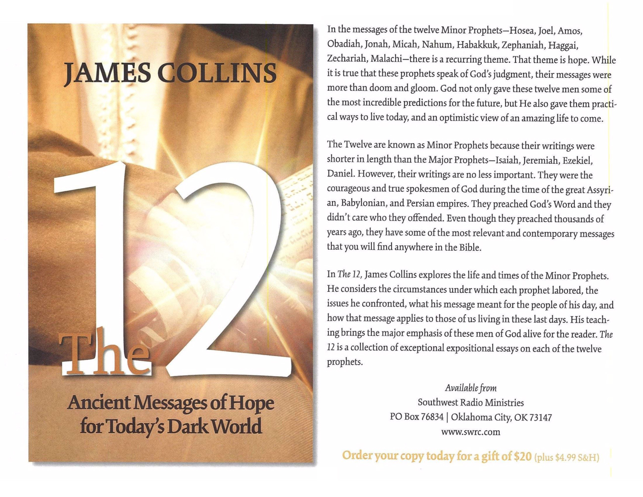 2022 Prophecy Calendar: Book Preview: In the 12 by James Collins