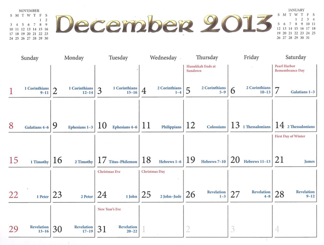 2013 Prophecy Calendar: December - What Jesus Will Do When He Comes Again