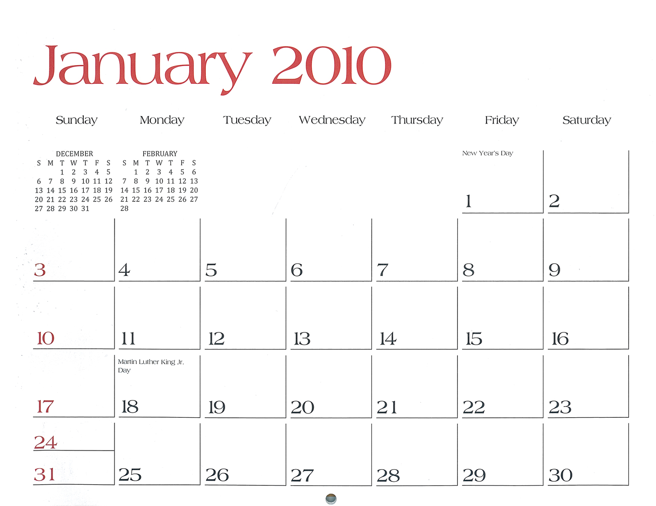 2010 Prophecy Calendar: January - He would be from the House of David
