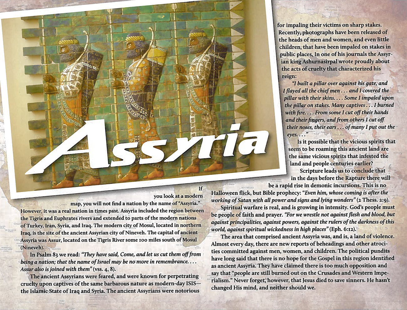 2015 Prophecy Calendar: March - Assyria