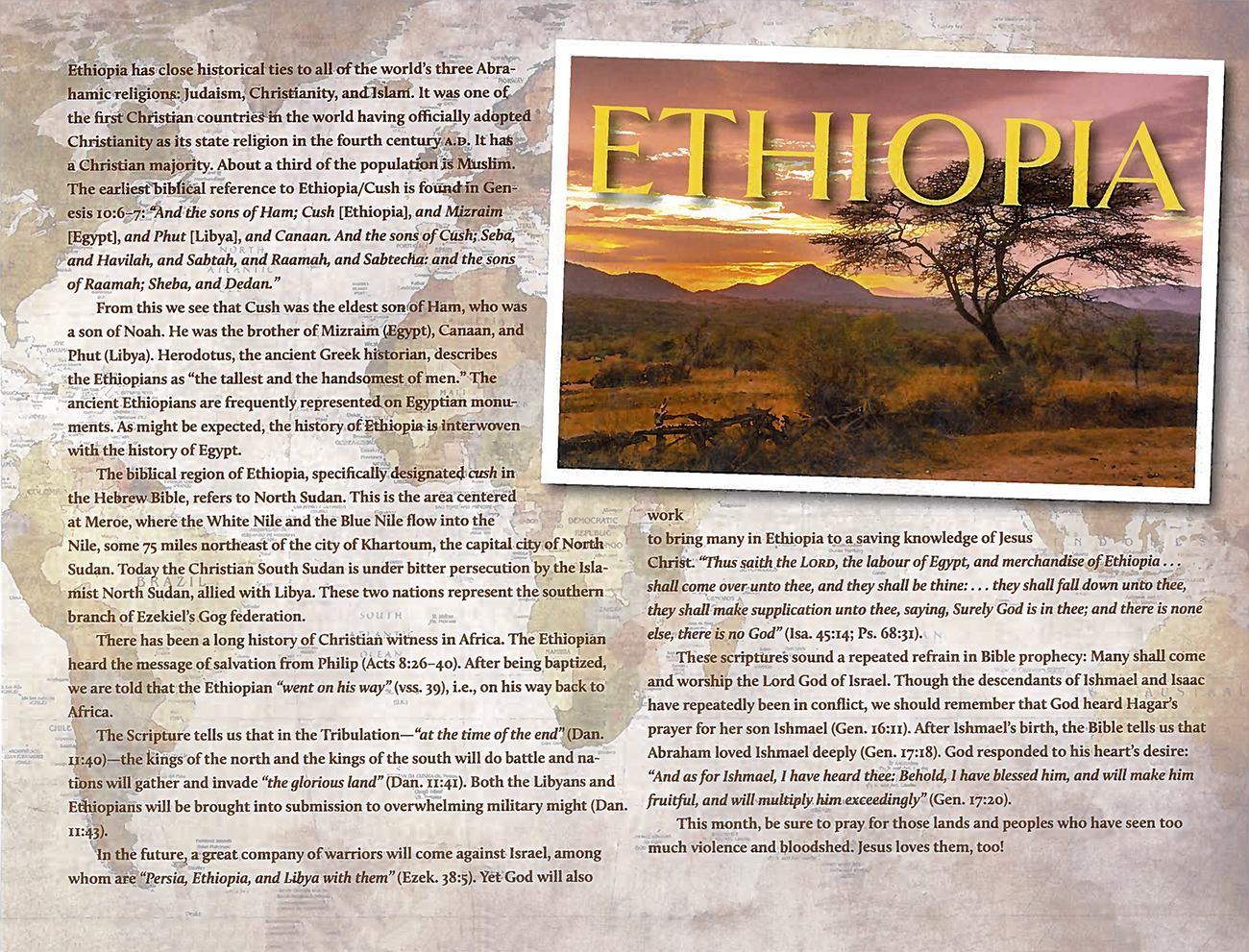 2015 Prophecy Calendar: June - Ethiopia
