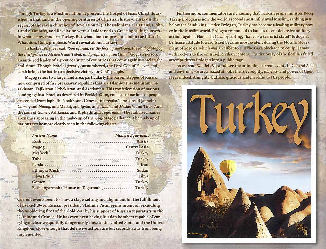 2015 Prophecy Calendar: September - Turkey